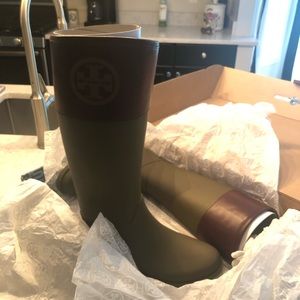 Tory Burch Shoes - Tory Burch Rainboots - Never Been Worn - Size 10 Tory Burch Shoes - Tory Burch Rainboots - Never Been Worn - Size 10